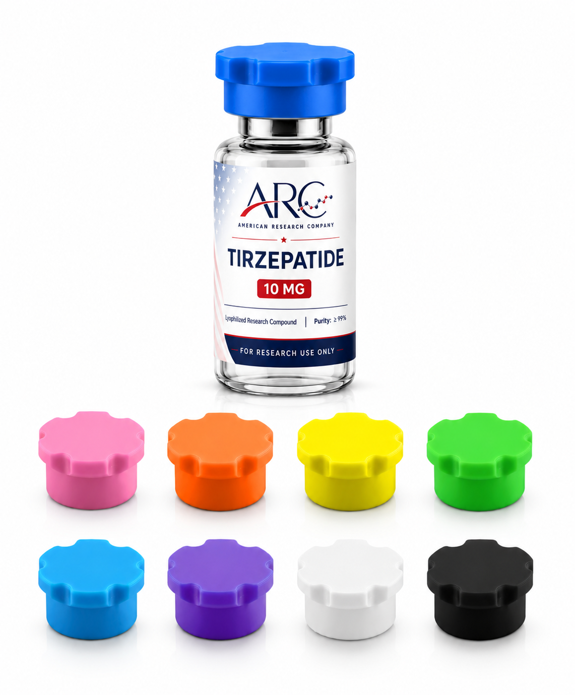 Silicone Protective Peptide Vial Caps
